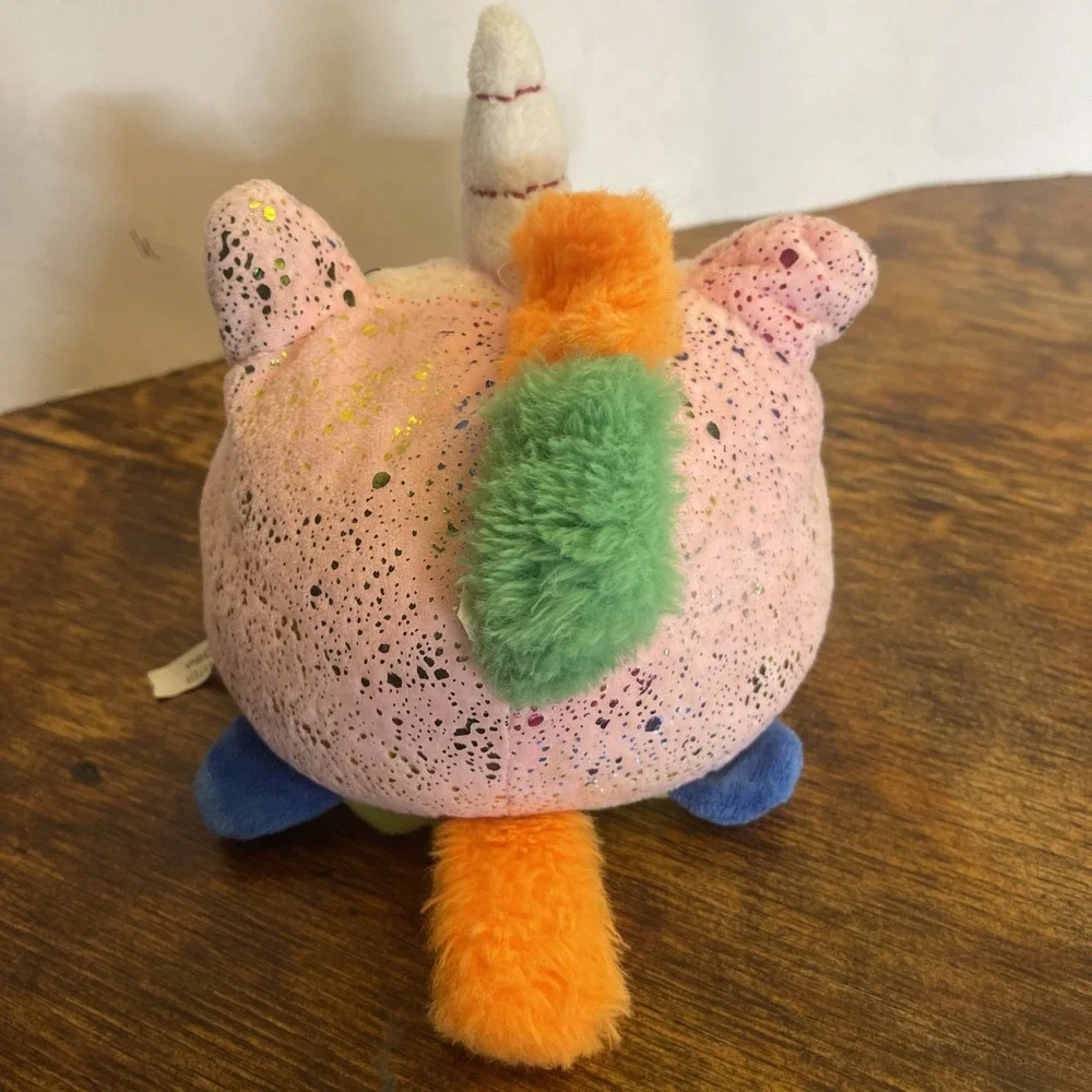 Tee Turtle Reversible‎ Moody Unicorn Plush Pink Green Happy Sad Stuffed Toy 9